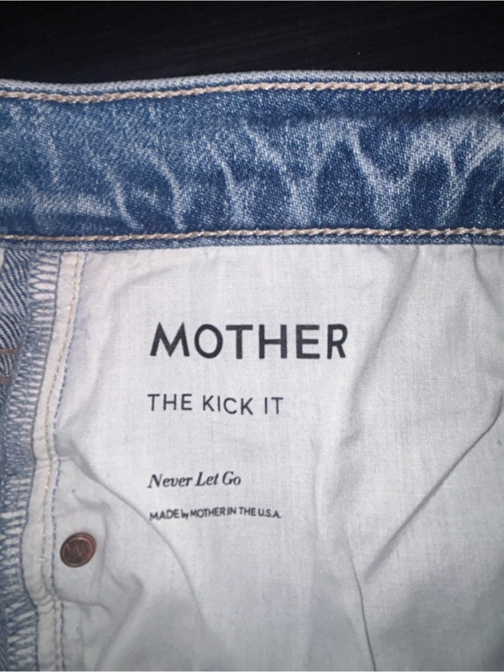 MOTHER SUPERIOR The Kick It jeans size 28 - Picture 10 of 10